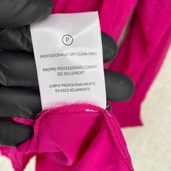 Anthropologie Not So Serious Dress S Mini Wrap Polka Dot Chiffon‎ NEW - Picture 10 of 13